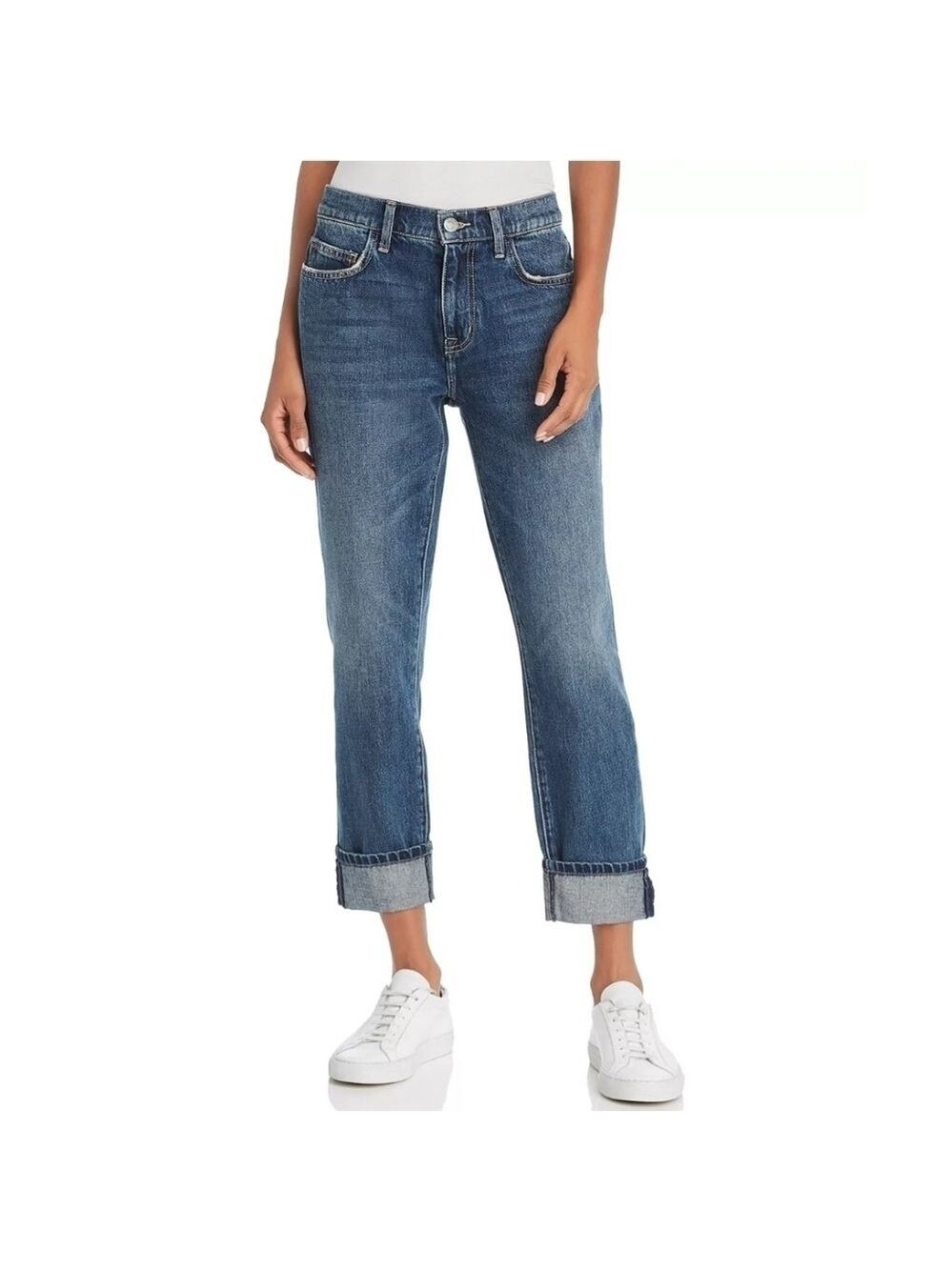 Current Elliott The Fling Cropped Boyfriend Jeans Size 25 - New With Tags